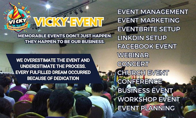 Bestseller - do mega event promotion, linkedin event, facebook event, church event promotion