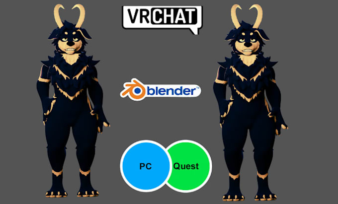 Gig Preview - Do vrchat avatar and 3d vtuber for you