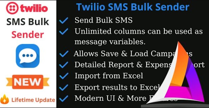 Gig Preview - Create upgraded twilio nexmo telnyx plivo vonage account twilio api for bulk sms