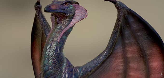 Gig Preview - Create 3d dragon animation, animal animation, animation modal