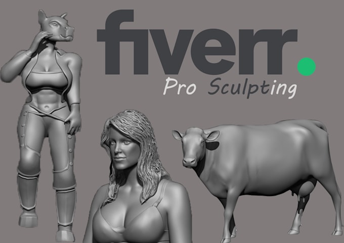 Gig Preview - Create digital sculpt for your 3d printing