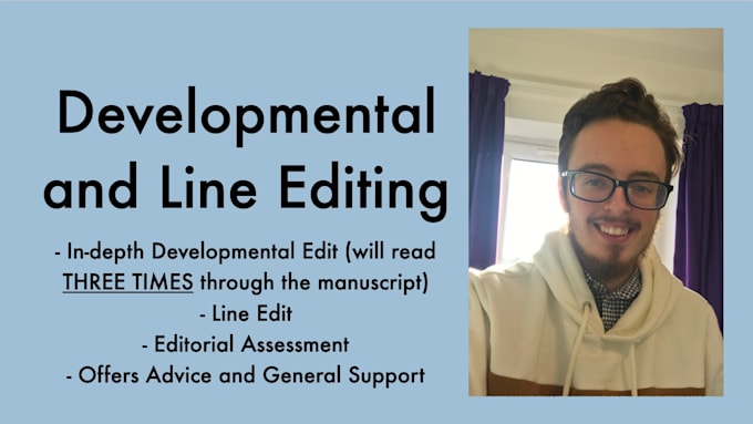 Gig Preview - Developmental and line edit your book indepth