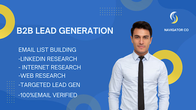 Gig Preview - Do b2b lead generation and build prospect email list