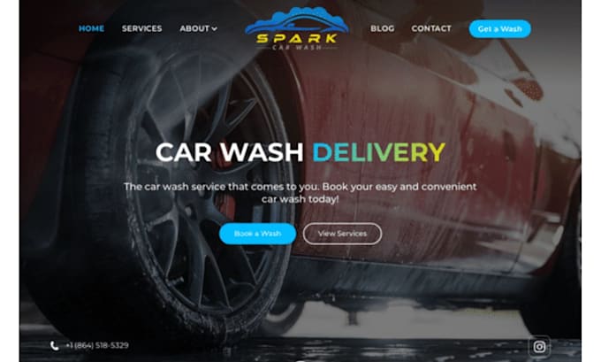 Gig Preview - Create car wash accessories store cleaning kit ecommerce website automotive site