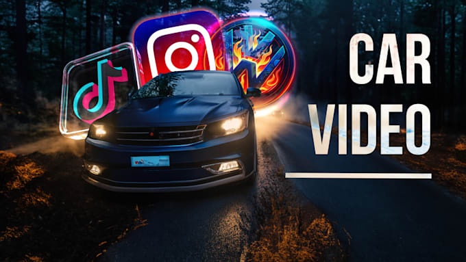 Gig Preview - Create a viral instagram tiktok reel from your car footage