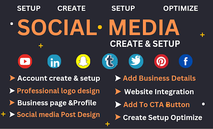 Gig Preview - Create social media business page