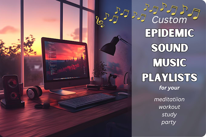 Gig Preview - Create an original custom playlist on epidemic sound