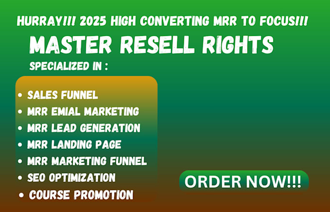 Gig Preview - Do  email marketing for master resell rights course to generate income