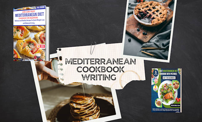 Bestseller - be your mediterranean cookbook and recipes writer for amazon kdp book publishing