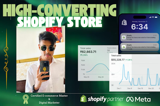 Bestseller - build and optimize your shopify store for high sales