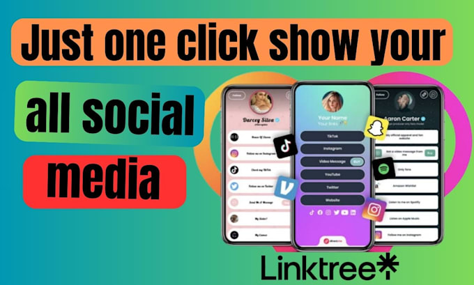 Gig Preview - Provide a linktree biolink landing page for all social media