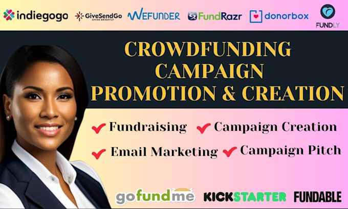 Bestseller - promote your crowdfunding campaign to success on gofundme indiegogo kickstarter