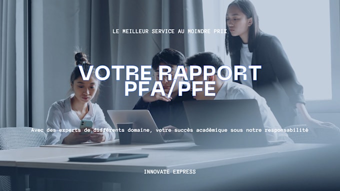 Gig Preview - Rédiger votre rapport pfa