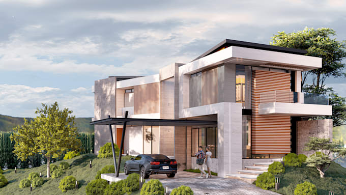 Bestseller - exterior photorealistic rendering of your project 3d