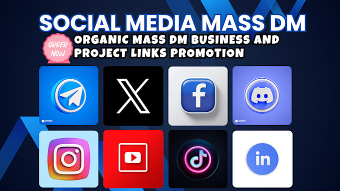 Bestseller - do organic mass dm promotion telegram dm instagram dm discord dm twitter dm fb