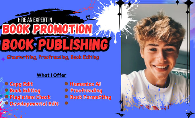 Gig Preview - Do organic book promotion, KDP ads, paperback formatting, book publishing, isbn