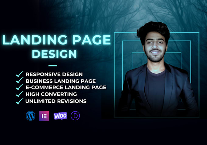 Gig Preview - Design responsive wordpress landing page