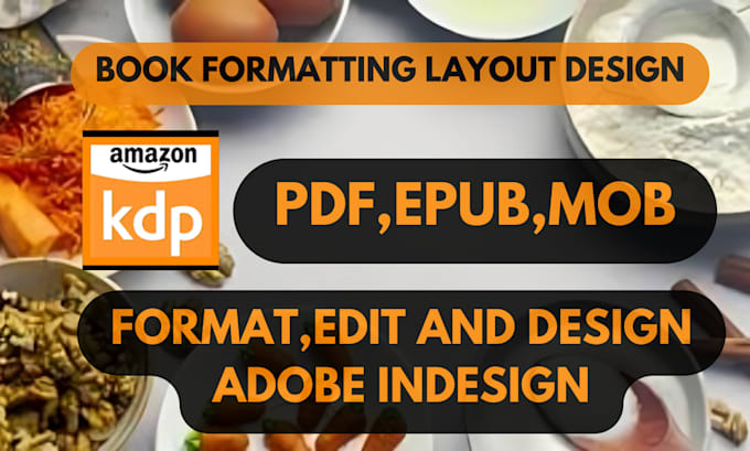 Gig Preview - Do cookbook book formatting and cookbook ebook editing