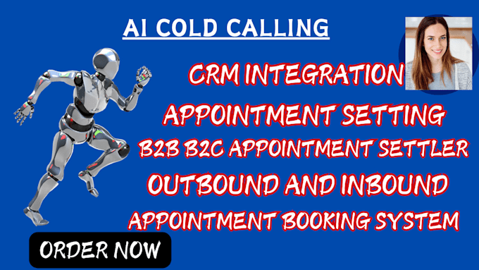 Gig Preview - Do ai cold calling sales agent outbound inbound call appointment setting app bot