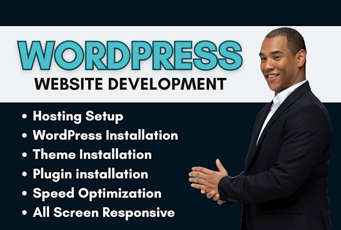 Gig Preview - Be expert business website builder redesign create wordpress website design