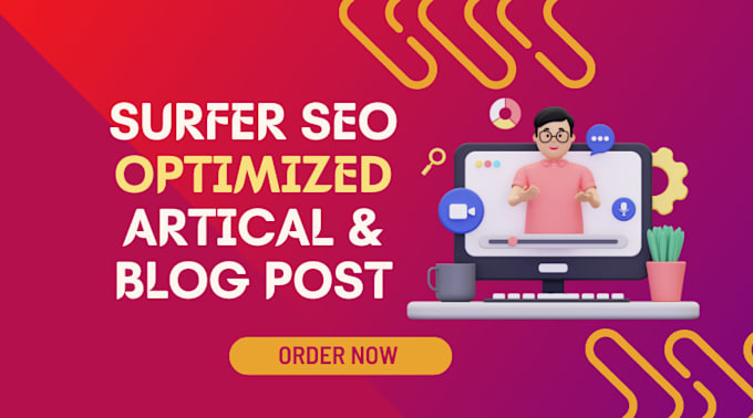 Gig Preview - Write surfer SEO optimized articles, content writing, blog post with jasper ai