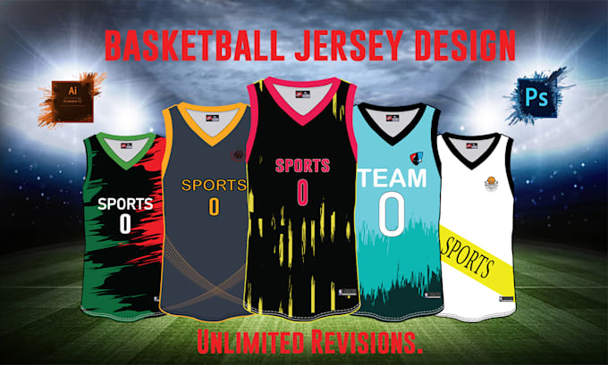 Gig Preview - Jersey design,sublimation jersey,3d jersey animation