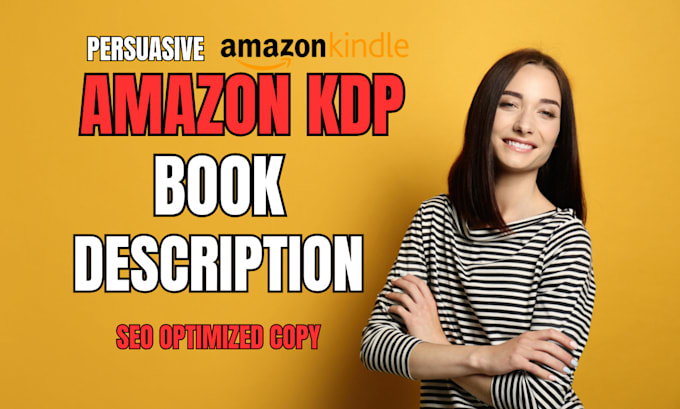 Gig Preview - Write a persuasive book description or book blurb for amazon kdp book publishing