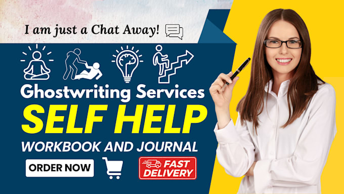 Gig Preview - Be your ebook ghostwriter on self help, journal, workbook, diary, ebook writing