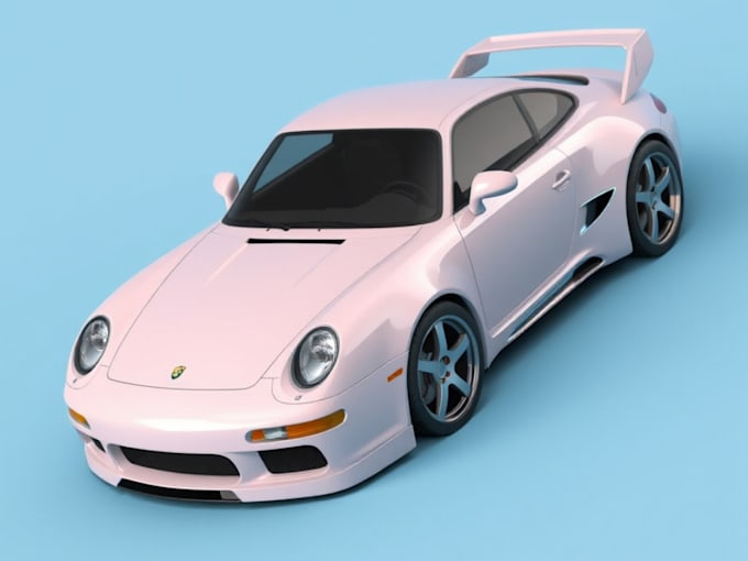 Gig Preview - Model 3d car, 3d vehicle, gta car, fivem car, aircraft, ship for 3d printing