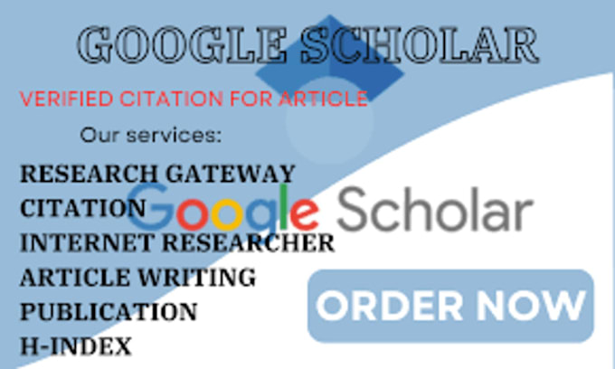 Gig Preview - Increase your google scholar citation, backdate scholar citation