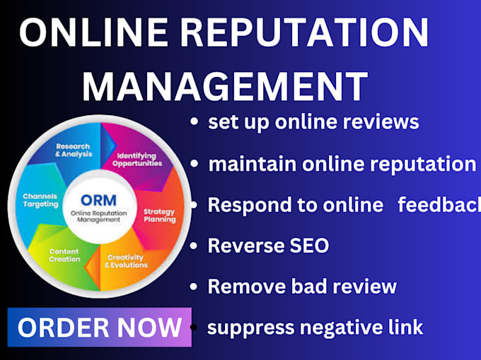 Gig Preview - Do online reputation management  orm  reverse seo