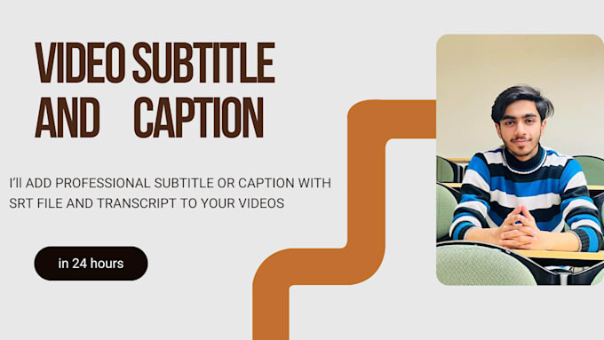 Bestseller - add custom subtitle and caption to your videos in 24 hours