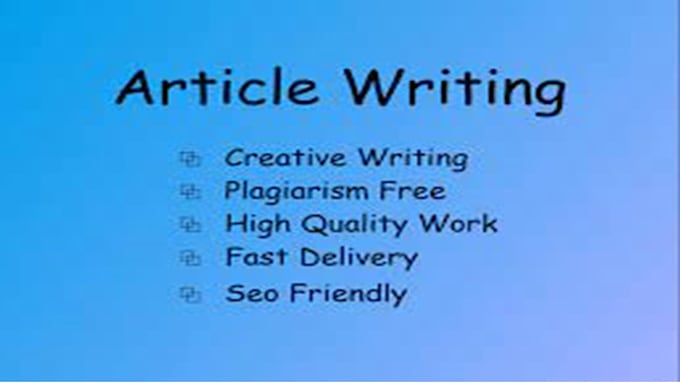 Gig Preview - Craft captivating SEO blog, article, and blog writing as a content writer