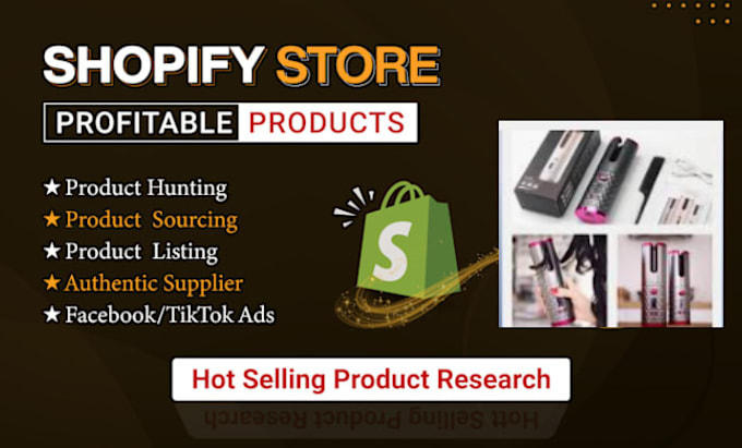 Gig Preview - Shopify dropshipping winning products, shopify winning product research