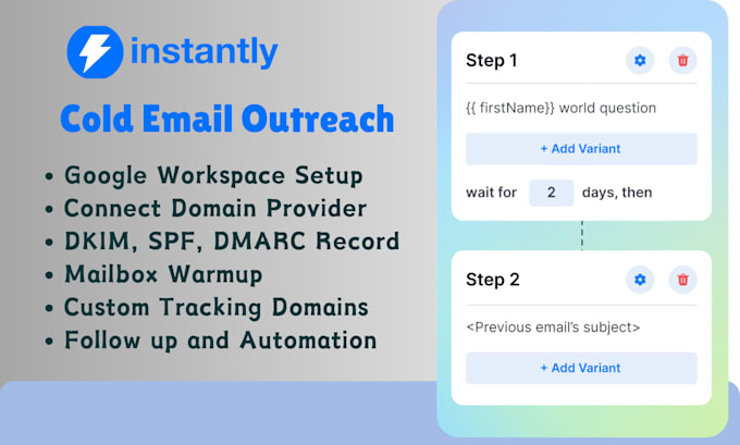 Bestseller - setup instantly ai for cold email outreach campaign