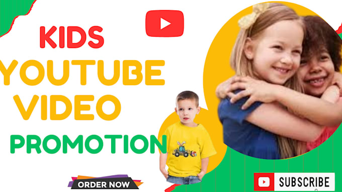 Gig Preview - Boost your kids youtube channel playlist promotion