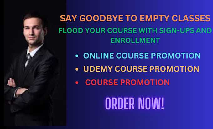 Bestseller - create udemy course promotion online course, course promotion