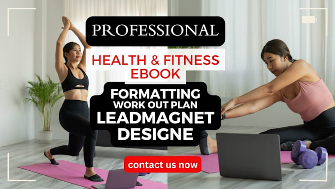 Gig Preview - Design health fitness ebook, medical book, lead magnet, gym, guide, workout plan