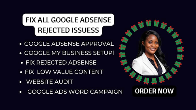 Gig Preview - Google adsense approval fix rejected adsense approve adsense approval on website