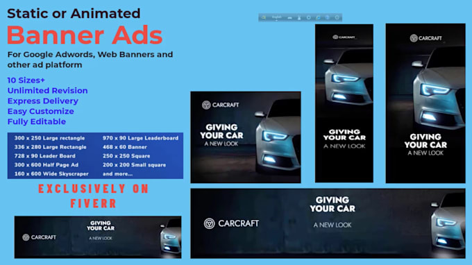 Gig Preview - Create a professional HTML5 banner ads