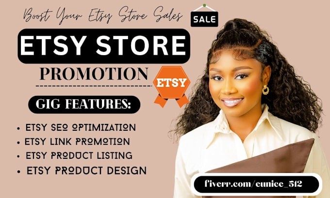 Gig Preview - Do etsy promotion campaign to boost etsy sales etsy traffic SEO