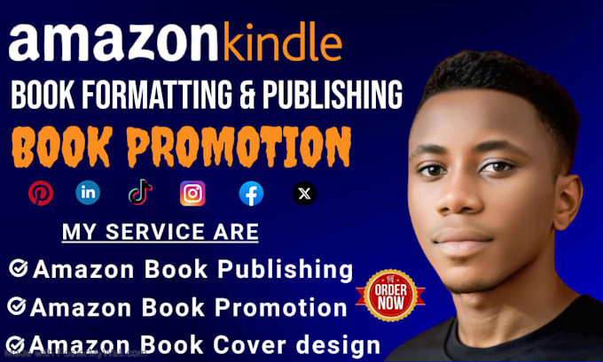 Gig Preview - Do book formatting for amazon KDP book publishing ebook writer ghostwrite