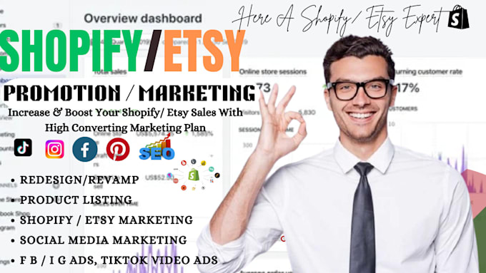 Gig Preview - Run facebook ad for shopify store marketing klaviyo email sales funnel promotion