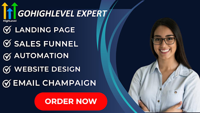 Gig Preview - Gohighlevel landing page gohighlevel website gohighlevel sales funnel ghl expert