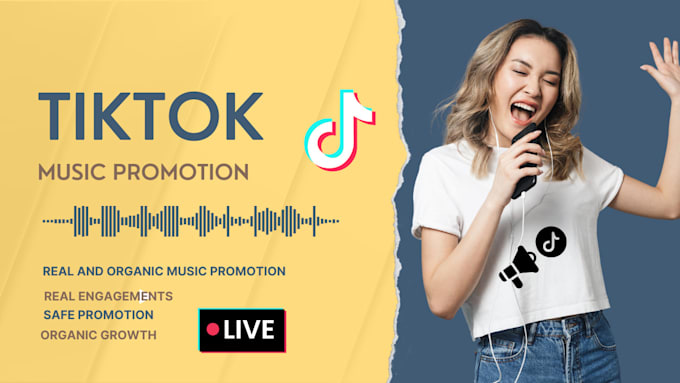 Gig Preview - Do viral tiktok music promotion professionally to boost your engagement on tikto