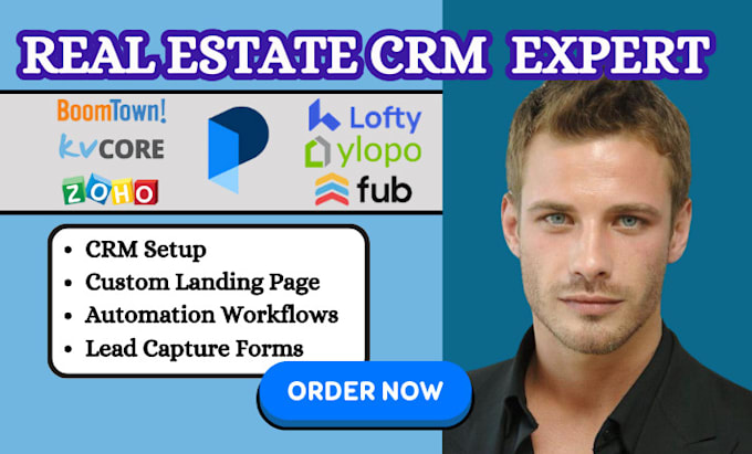 Gig Preview - Set up kvcore CRM  lofty landing page follow up boss boomtown placester ylopo