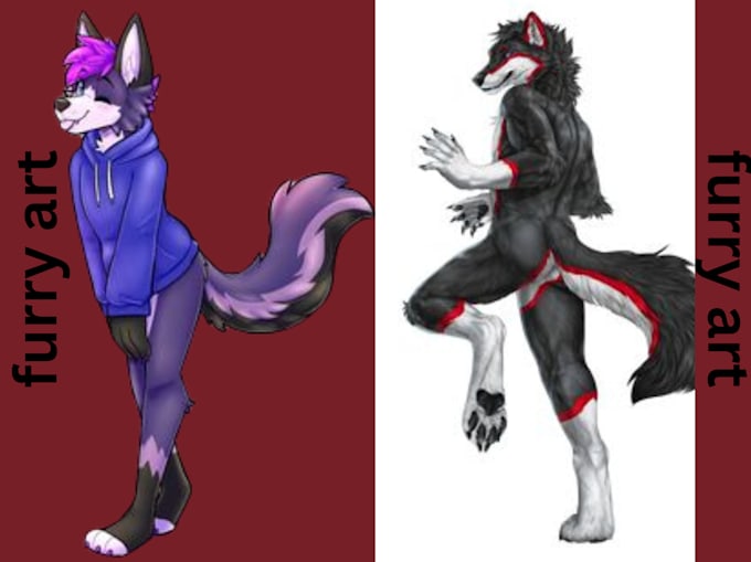 Bestseller - draw furry nsfw art fursona art furry ref sheet nsfw furry character design