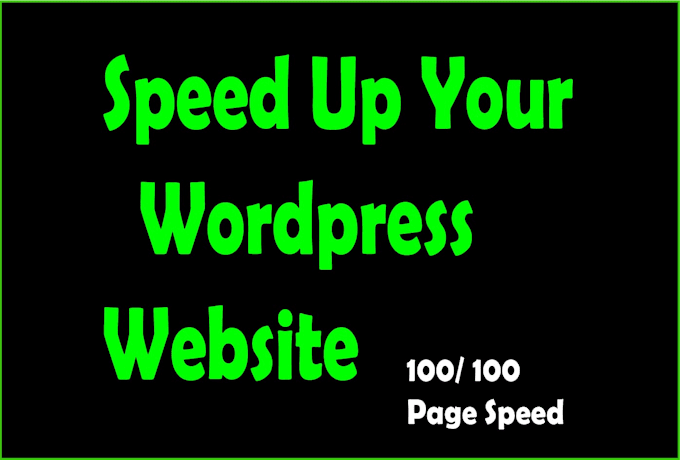 Gig Preview - Speed up wordpress website for google page speed insights