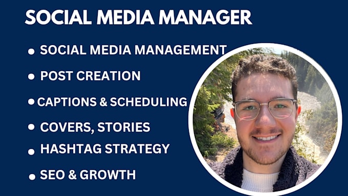 Gig Preview - Be your digital marketing manager and social media manager