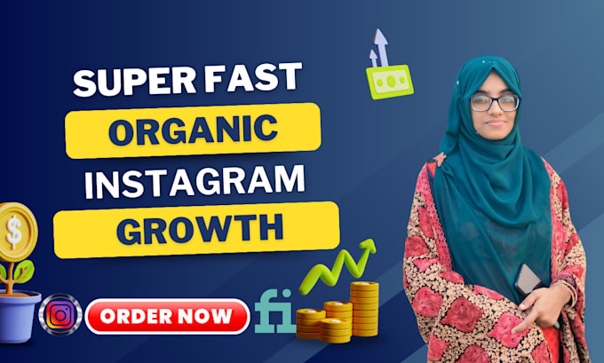 Gig Preview - Do super fast organic instagram growth